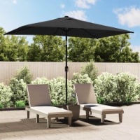 vidaXL Outdoor Parasol with Metal Pole 118.1 x78.7 Anthracite