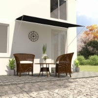 vidaXL Retractable Awning 98.4 x59.1 Anthracite