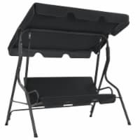 vidaXL Garden Swing Bench Anthracite 66.9 x43.3 x60.2