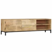 vidaXL TV Stand 57.1 x11.8 x16.1 Solid Wood Mango