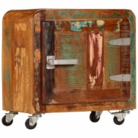 vidaXL Bedside Cabinet 19.7 x11.8 x19.7 Solid Reclaimed Wood