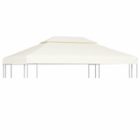 vidaXL Gazebo Cover Canopy Replacement 1 oz/ft² Cream White 9.8'x13.1'