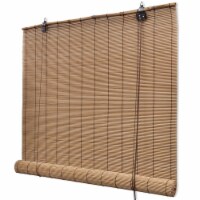Brown Bamboo Roller Blinds 59.1 x 86.6