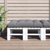 vidaXL Seat Cushion Upholstered 47.2 x31.5 x3.9  Gray