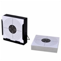 5.5 Square Target Holder Pellet Trap + 100 Paper Targets