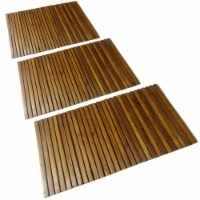 vidaXL 3 pcs Acacia Bath Mat 31.5 x19.7