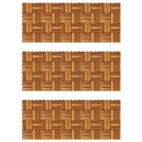 vidaXL Decking Tiles 11.8 x11.8 Acacia Set of 30