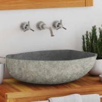 vidaXL Basin River Stone Oval 17.7 -20.9