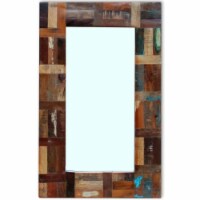 vidaXL Mirror Solid Reclaimed Wood 31.5 x19.7
