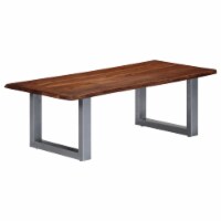 vidaXL Coffee Table with Live Edges 45.3 x23.6 x15.7