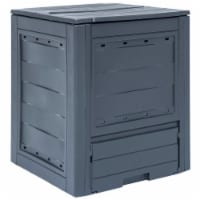 vidaXL Garden Composter Gray 23.6x23.6x28.7 68.7 gal