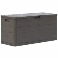 Vidaxl Garden Storage Box 74 Gal Brown