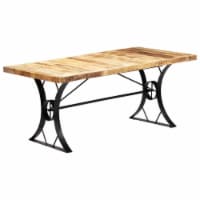 vidaXL Dining Table 70.9 x35.4 x29.9 Solid Mango Wood