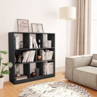 vidaXL Book Cabinet Gray 38.4 x11.6 x39.4 Engineered Wood