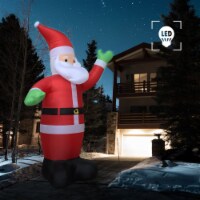 vidaXL Christmas Inflatable Santa Claus LED IP44 236.2 XXL
