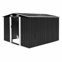 vidaXL Garden Shed 101.2 x117.3 x70.1 Metal Anthracite