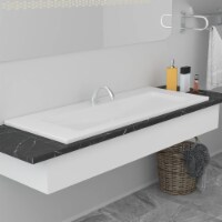 vidaXL Built-in Basin 39.8 x15.6 x7.3 Ceramic White