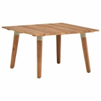 vidaXL Patio Coffee Table 23.6 x23.6 x14.2 Solid Acacia Wood