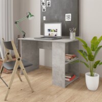 vidaXL Desk Concrete Gray 43.3 x23.6 x28.7 Engineered Wood
