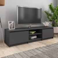 vidaXL TV Stand Gray 55.1 x15.7 x14 Engineered Wood
