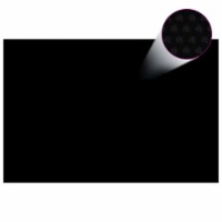 vidaXL Pool Cover Black 118.1 x78.7  PE