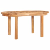 vidaXL Coffee Table 35.4 x19.7 x17.7 Solid Teak Wood