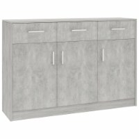 vidaXL Sideboard Concrete Gray 43.3 x11.8 x29.5 Engineered Wood