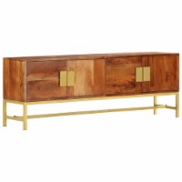 vidaXL TV Stand 55.1 x11.8 x19.7 Solid Wood Acacia