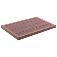 vidaXL Floor Element for Solar Shower Brown 39.8 x24.8 x2.2 WPC