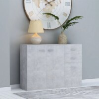 vidaXL Sideboard Concrete Gray 41.3 x11.8 x29.5  Engineered Wood