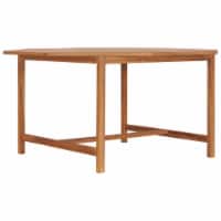 vidaXL Patio Table 59.1 x59.1 x29.5 Solid Teak Wood
