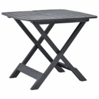 vidaXL Folding Patio Table Anthracite 31.1 x28.3 x27.6  Plastic
