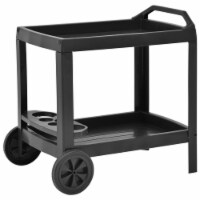 vidaXL Beverage Cart Anthracite 27.2 x20.9 x28.3 Plastic