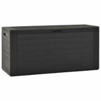 Vidaxl Garden Storage Box Anthracite 45.7 X17.3 X21.7