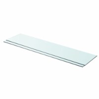 vidaXL Shelves 2 pcs Panel Glass Clear 35.4 x7.9