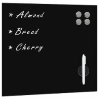 vidaXL Wall Mounted Magnetic Board Glass 23.6 x23.6