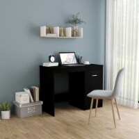 vidaXL Desk Black 39.4 x19.7 x29.9 Engineered Wood