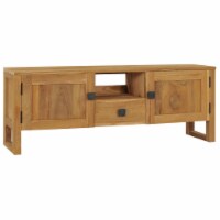 vidaXL TV Stand 47.2 x12.6 x17.7 Solid Wood Teak