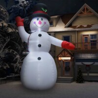 vidaXL Christmas Inflatable Snowman with LED IP44 236.2 XXL