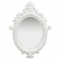 vidaXL Wall Mirror Castle Style 22 x29.9 White