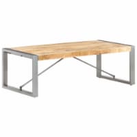 vidaXL Coffee Table 47.2 x23.6 x15.7 Rough Mango Wood