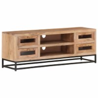 vidaXL TV Stand 43.3 x11.8 x15.7 Solid Wood Acacia