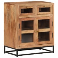 vidaXL Sideboard 23.6 x13.8 x27.6 Solid Acacia Wood
