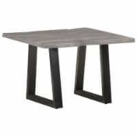 vidaXL Coffee Table with Live Edges 23.6 x23.6 x15.7 Solid Acacia Wood