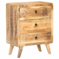 vidaXL Sideboard 23.6 x13.8 x29.5 Rough Mango Wood