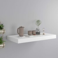 vidaXL Floating Wall Shelf White 19.7 x9.1 x1.5 MDF