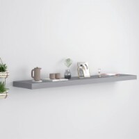 vidaXL Floating Wall Shelf Gray 47.2 x9.3 x1.5 MDF