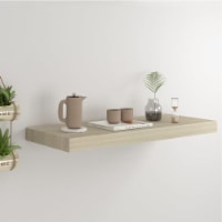 vidaXL Floating Wall Shelf Oak 23.6 x9.3 x1.5 MDF