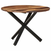 vidaXL Dining Table 39.4 x39.4 x29.5  Acacia Wood with Honey Finish