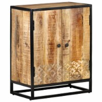 vidaXL Hand Carved Sideboard 23.6 x13.8 x29.5 Solid Mango Wood